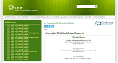 Desktop Screenshot of jmrpublication.org